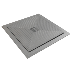 Putdeksel aluminium enkel 60x60