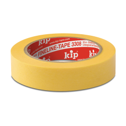 Kip 3308-24 Fineline maskingtape WASHI-TEC geel 24mmx50m Kip 3308-24 Fineline maskingtape WASHI-TEC geel 24mmx50m