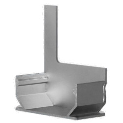 L&S ALU side drain 75 eindstuk gesloten rechts