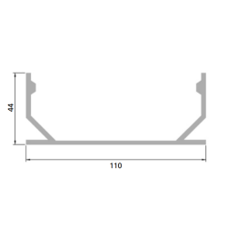 LSDRAINALU side drain 75 verbindingstuk