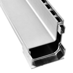 LSDRAINALU side drain 75 1m + verbinding