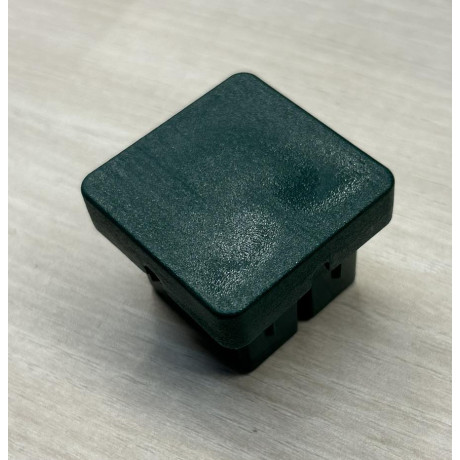 Poort scharnierdop PVC groen