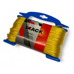 Waslijnkoord 3mm geel 50m