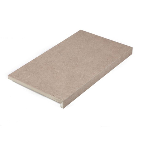Uniceramica Biscuit Beige boord keramisch 60x35x2/4cm (per stuk)