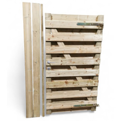 Poort voor horizontaal houten scherm 100x195cm