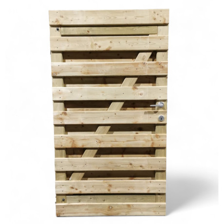 Poort voor horizontaal houten scherm 100x180cm