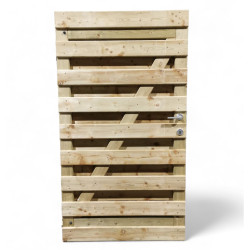 Poort voor horizontaal houten scherm 100x195cm