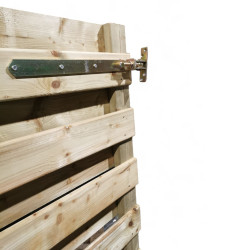 Poort voor horizontaal houten scherm 100x180cm