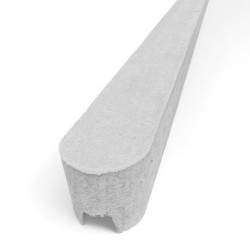 Betonnen eindpaal 211cm met gleuf 160x3,5cm