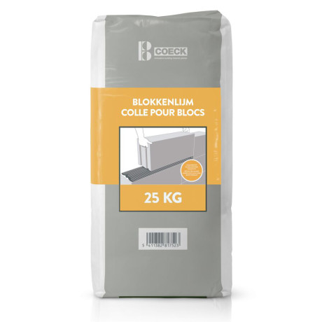Coeck blokkenlijm voor cellenbeton 25KG