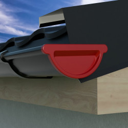 METIGLA n°1 Sluitstuk - RAL9005 zwart mat