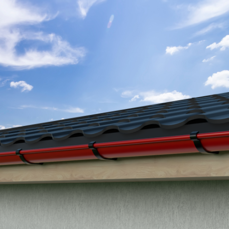 METIGLA n°5 Dakgoot 4m - RAL9005 zwart mat