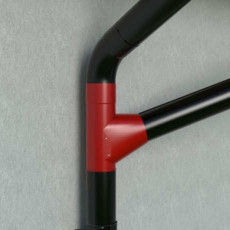 METIGLA n°12 Vertakking - RAL9005 zwart mat