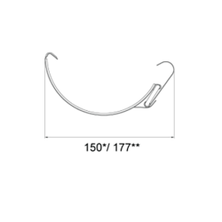 METIGLA n°3 Gootverbindingsstuk - RAL7016 antraciet mat METIGLA n°3 Gootverbindingsstuk - RAL7016 antraciet mat
