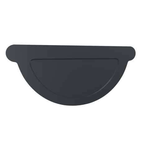 METIGLA n°1 Sluitstuk - RAL7016 antraciet glanzend