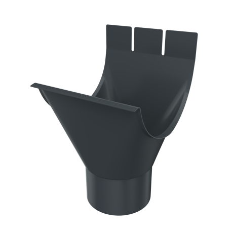 METIGLA n°8 Gootuitloop - RAL7016 antraciet glanzend