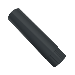 METIGLA n°10 Tussenpijp 1m - RAL7016 antraciet glanzend