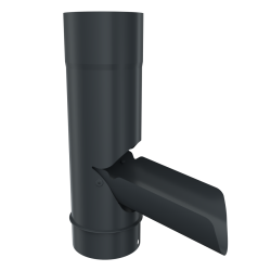 METIGLA n°15 Afvoervoet aanpasbaar - RAL7016 antraciet glanzend