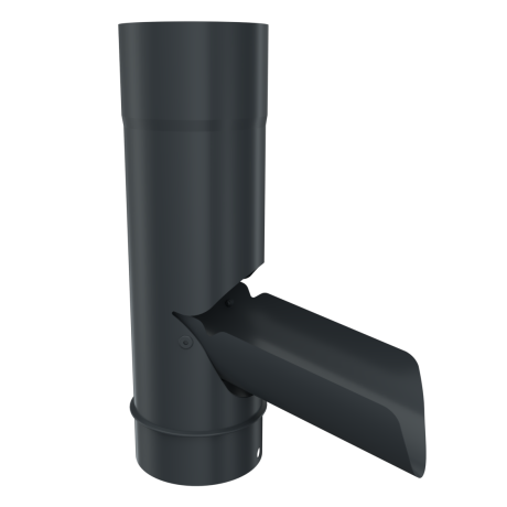 METIGLA n°15 Afvoervoet aanpasbaar - RAL7016 antraciet glanzend