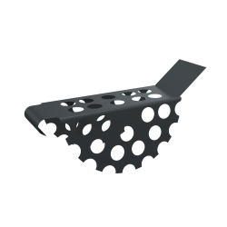 METIGLA n°19 Bladgootfilter - RAL7016 antraciet glanzend