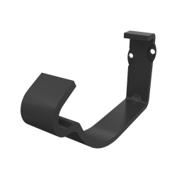 METIGLA n°6 Wandhaak - RAL9005 zwart glanzend