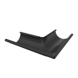 METIGLA n°9 Buitenhoek goot - RAL9005 zwart glanzend