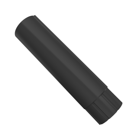 METIGLA n°10 Tussenpijp 1m - RAL9005 zwart glanzend