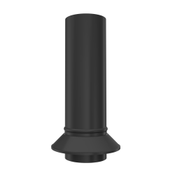 METIGLA n°17 Aansluitstuk afvoer - RAL9005 zwart glanzend