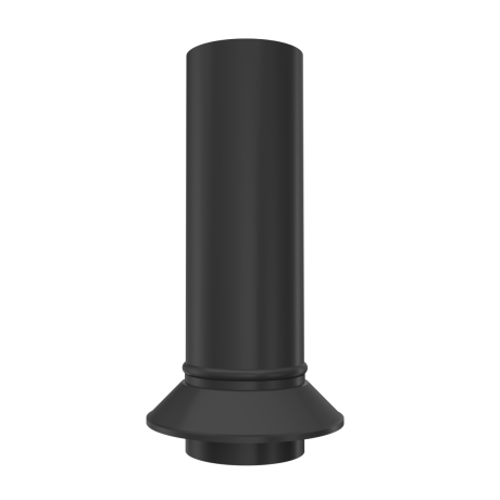 METIGLA n°17 Aansluitstuk afvoer - RAL9005 zwart glanzend