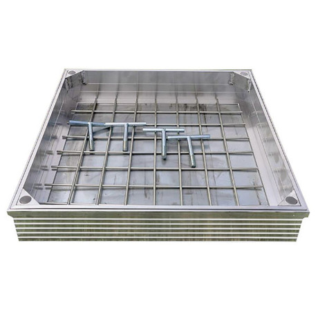 Tegeldeksel L&S ALU Light 6cm 50x50