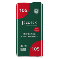 Coeck blokkenlijm voor cellenbeton 25KG Coeck blokkenlijm voor cellenbeton 25KG