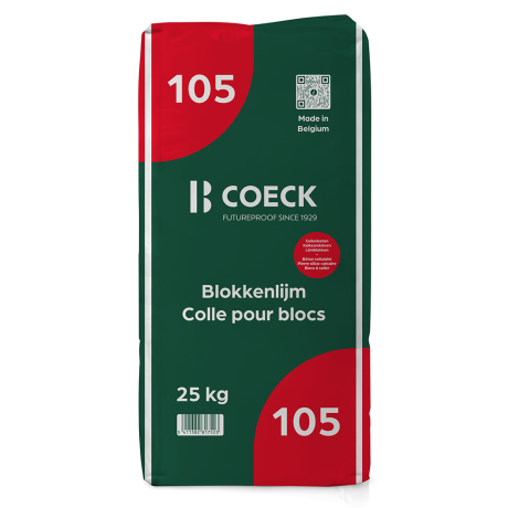 Coeck blokkenlijm voor cellenbeton 25KG Coeck blokkenlijm voor cellenbeton 25KG