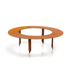 ECCO Tree border 100 240x0,12x6cm corten (set 2 helften) ECCO Tree border 100 240x0,12x6cm corten (set 2 helften)