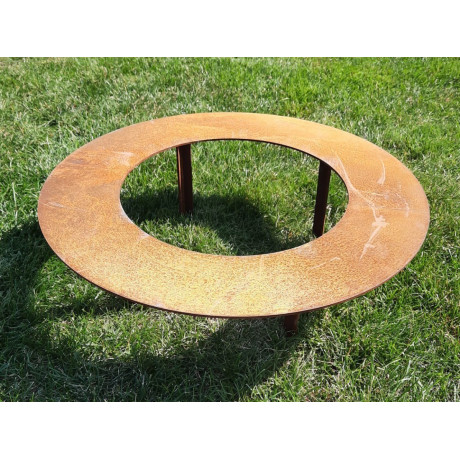 ECCO Tree border 100 240x0,12x6cm corten (set 2 helften) ECCO Tree border 100 240x0,12x6cm corten (set 2 helften)