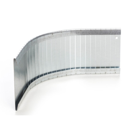 Eccoborder EASYFIX CS 100 L240xH10cm galva (+ 3 pennen & pockets) Eccoborder EASYFIX CS 100 L240xH10cm galva (+ 3 pennen & pockets)