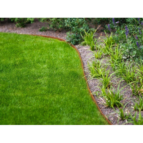 Eccoborder EASYFIX CS 100 L240xH10cm corten (+ 3 pennen & pockets)