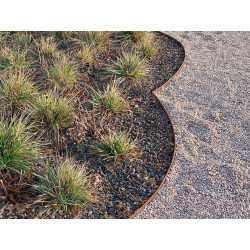 Eccoborder EASYFIX CS 100 L240xH10cm corten (+ 3 pennen & pockets)