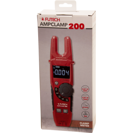 FUTECH Ampclam 200 multimeter met stroomtang FUTECH Ampclam 200 multimeter met stroomtang