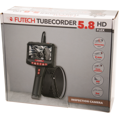 FUTECH Tubecorder inspectie camera 5.8 HD FLEX FUTECH Tubecorder inspectie camera 5.8 HD FLEX