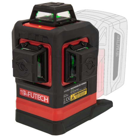FUTECH MC3D 18VMAX groen