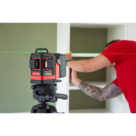 FUTECH MC3D 18VMAX groen + statief 180cm