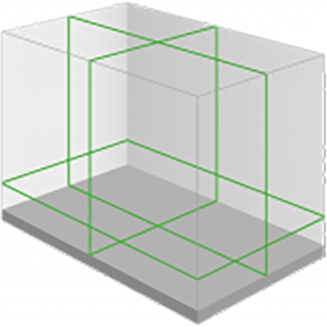 FUTECH MC3D 18VMAX groen + statief 180cm