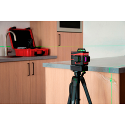 FUTECH MC3D kruislijnlaser Compact Groen + Statief 180cm FUTECH MC3D kruislijnlaser Compact Groen + Statief 180cm