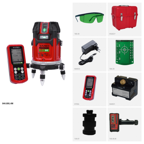 FUTECH Procross kruislijnlaser 8.0 DS Groen + Quattro MM FUTECH Procross kruislijnlaser 8.0 DS Groen + Quattro MM