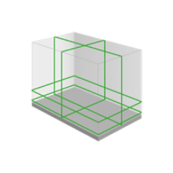 FUTECH MC3D kruislijnlaser Groen Compact + Statief 180cm FUTECH MC3D kruislijnlaser Groen Compact + Statief 180cm