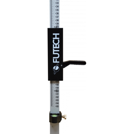 FUTECH Lasermeetlat met snelklem 200cm FUTECH Lasermeetlat met snelklem 200cm