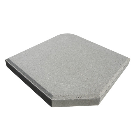 Parasolvoettegel 46x46cm 25KG grijs  Parasolvoettegel 46x46cm 25KG grijs