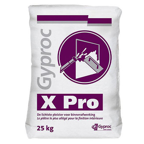 Gyproc X Pro pleister 25KG Gyproc X Pro pleister 25KG