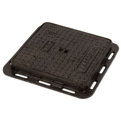 Putdeksel gietijzer nodulair C250 80x80