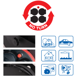 Kabelhaspel PRO3G2.5 neopreen 35m - NO TURN